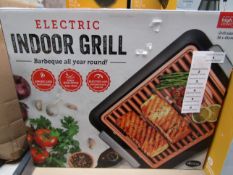 | 1x | ELECTRIC INDOOR GRILL | PAT TESTED AND BOXED | NO ONLINE RE-SALE | SKU C5060541512825 |