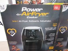 | 1x | POWER AIR FRYER COOKER 5.7L | UNCHECKED AND BOXED | NO ONLINE RE-SALE | SKU