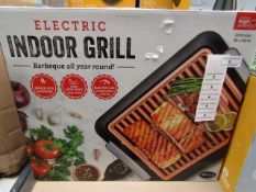 | 1x | ELECTRIC INDOOR GRILL | PAT TESTED AND BOXED | NO ONLINE RE-SALE | SKU C5060541512825 |