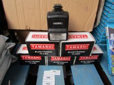 5x TAMASKI - Electronic Flash - All Boxed.