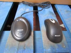 10x Microsoft - Wireless Optical Mouse 2000, packaged.