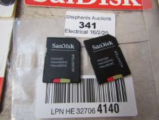 2x SanDisk - Ultra MicroSDXC UHS-I Crad with Adapter 32GB - Packaged.