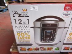 | 1X | PRESSURE KING PRO 12 IN 1 DIGITAL PRESSURE AND MULTI COOKER | UNTESTED AND BOXED | NO