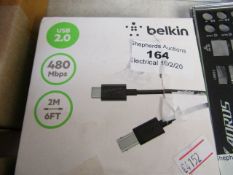 Belkin - 2.0 USB -C to USB-B Printer Cable - Untested and boxed.