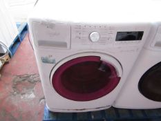 Whirlpool - White 10kg 1400rpm Spin Washing Machine - Powers on and spins.