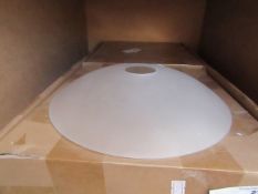 Light fitting - Unchecked and boxed - See image for design, Boxed.