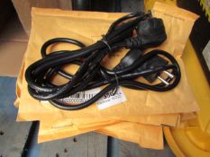 6x Clover Cable Leads (EU PLUG) - All Packaged.
