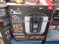 | 1X | PRESSURE KING PRO 20 IN 1 DIGITAL PRESSURE AND MULTI COOKER | PAT TESTED AND BOXED | NO