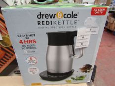 | 1x | DREW & COLE REDI KETTLE 1.7L | PAT TESTED AND BOXED | NO ONLINE RE-SALE | SKU