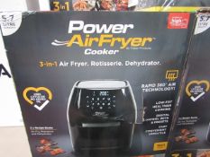 | 1x | POWER AIR FRYER COOKER 5.7L | UNCHECKED AND BOXED | NO ONLINE RE-SALE | SKU