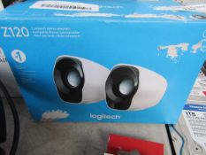 Logitech - Z120 - Compact stereo speakers - Untested and boxed.