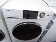 Haier Direct Motion 8Kg washing machine, powers on and spins.