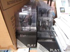 BlueXtel - Play - Bluetooth Stereo Earbuds - All New and Packaged.