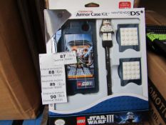 1 Box of 4 - StarWars - Nintendo DS Armor Case Kit - All new and Packaged and Boxed.