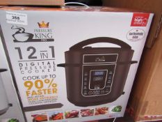 | 1X | PRESSURE KING PRO 12 IN 1 DIGITAL PRESSURE AND MULTI COOKER | UNTESTED AND BOXED | NO