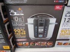 | 1X | PRESSURE KING PRO 20 IN 1 DIGITAL PRESSURE AND MULTI COOKER | PAT TESTED AND BOXED | NO