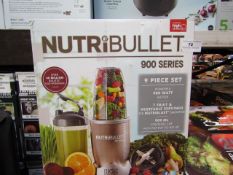 | 1x | NUTRIBULLET 900 SERIES | PAT TESTED AND BOXED | NO ONLINE RE-SALE | SKU C5060191467353 |