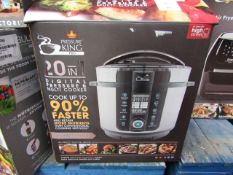 | 1X | PRESSURE KING PRO 20 IN 1 DIGITAL PRESSURE AND MULTI COOKER | PAT TESTED AND BOXED | NO