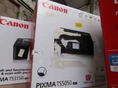 Canon - PIXMA - TS5050 (black) Printer - Untested and boxed.