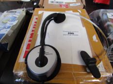 Headset and Mic (Call centre type) - Untested and boxed.