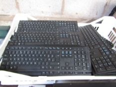 Approx 25 Keyboards - From Dell / Logitech - All Untested but good condition.