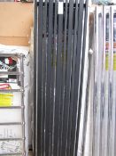Carisa Barcode anthracite 470x1800 radiator, with box, RRP £415, please read lot 0.