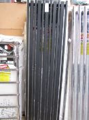 Carisa Barcode anthracite 470x1800 radiator, with box, RRP £415, please read lot 0.