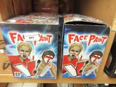 4x Boxes of 12 face paints, new and boxed.