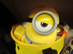 Minion plush toy, new.