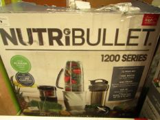 | 1x | NUTRIBULLET 1200 SERIES | UNCHECKED AND BOXED | NO ONLINE RE-SALE | SKU C5060191464758 |