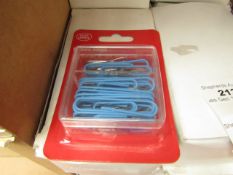 3 Boxes of 300 Paperclips. New & Boxed