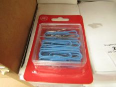 3 Boxes of 300 Paperclips. New & Boxed