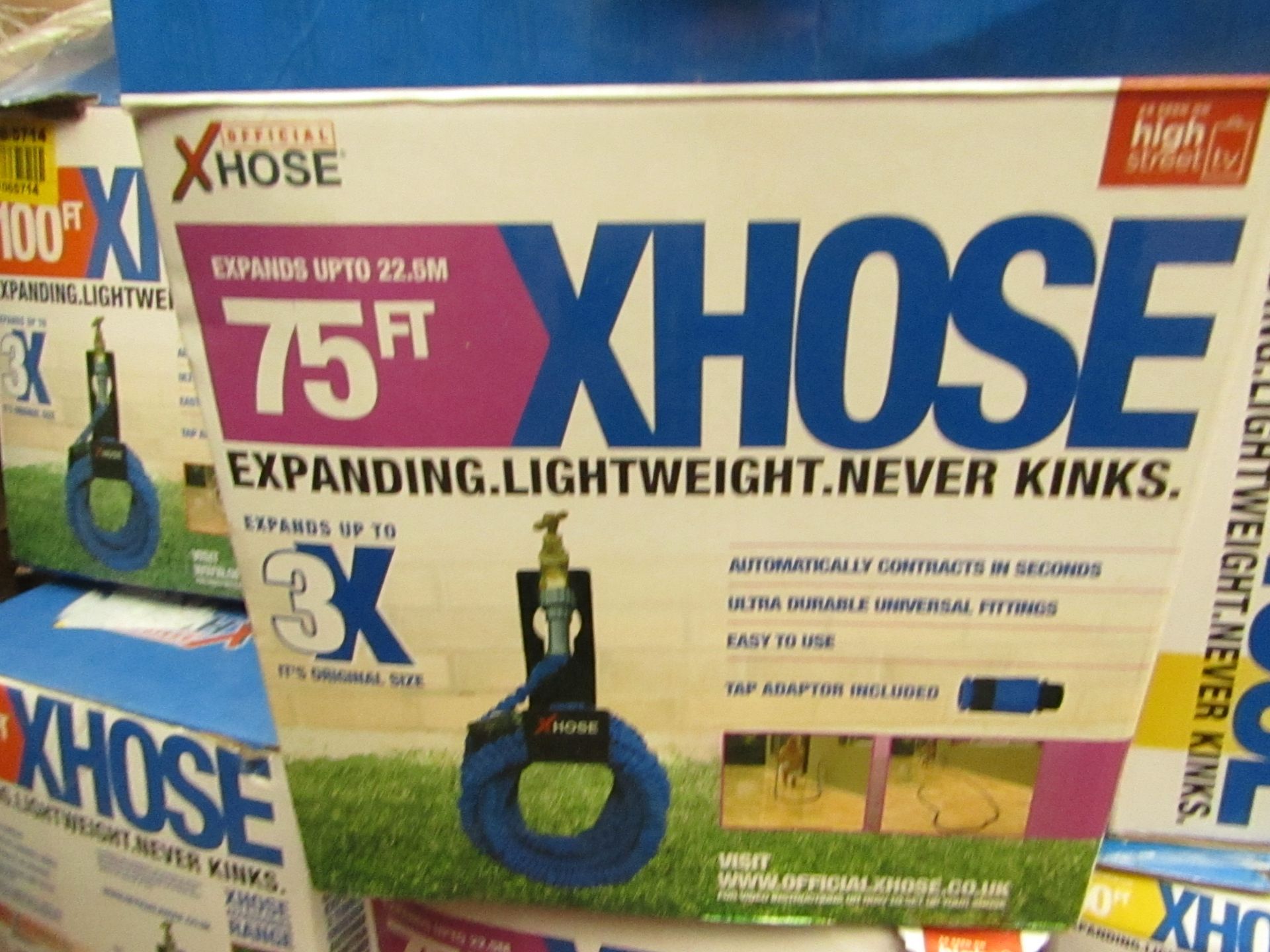 | 1x | XHOSE 75FT | UNCHECKED & BOXED | NO ONLINE RE-SALE | SKU C5060191461085 | RRP £49.99 |