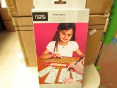 6x George Home bingo game, new and boxed.