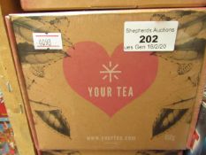 10 Boxes of 150g Your Tree Tea Bags. Boxed