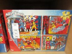 Power Rangers Ninja Steel puzzle pack, new and boxed.