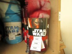 Star Wars Fleece Blanket. New with Tags