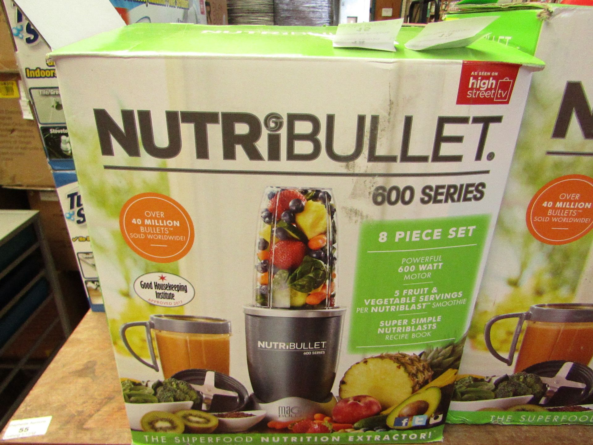 | 1X | NUTRIBULLET 600 SERIES | UNCHECKED AND BOXED | NO ONLINE RE-SALE | SKU C5060191467346 |