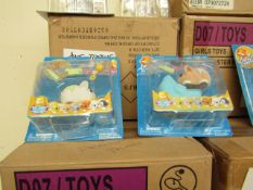 3x Boxes of 8 Zhu Zhu hamster toys, designs may vary due to being picked a random, new and boxed.