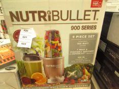 | 1X | NUTRIBULLET 900 SERIES | UNCHECKED AND BOXED | NO ONLINE RE-SALE | SKU C5060191467353 |