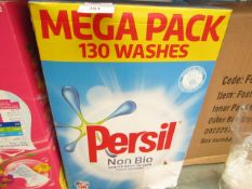 Persil non bio 130 washes, box may have a rip but has been repaired so the amount inside is an