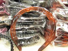 12x Head-Bands - Black&Brown - Packaged.