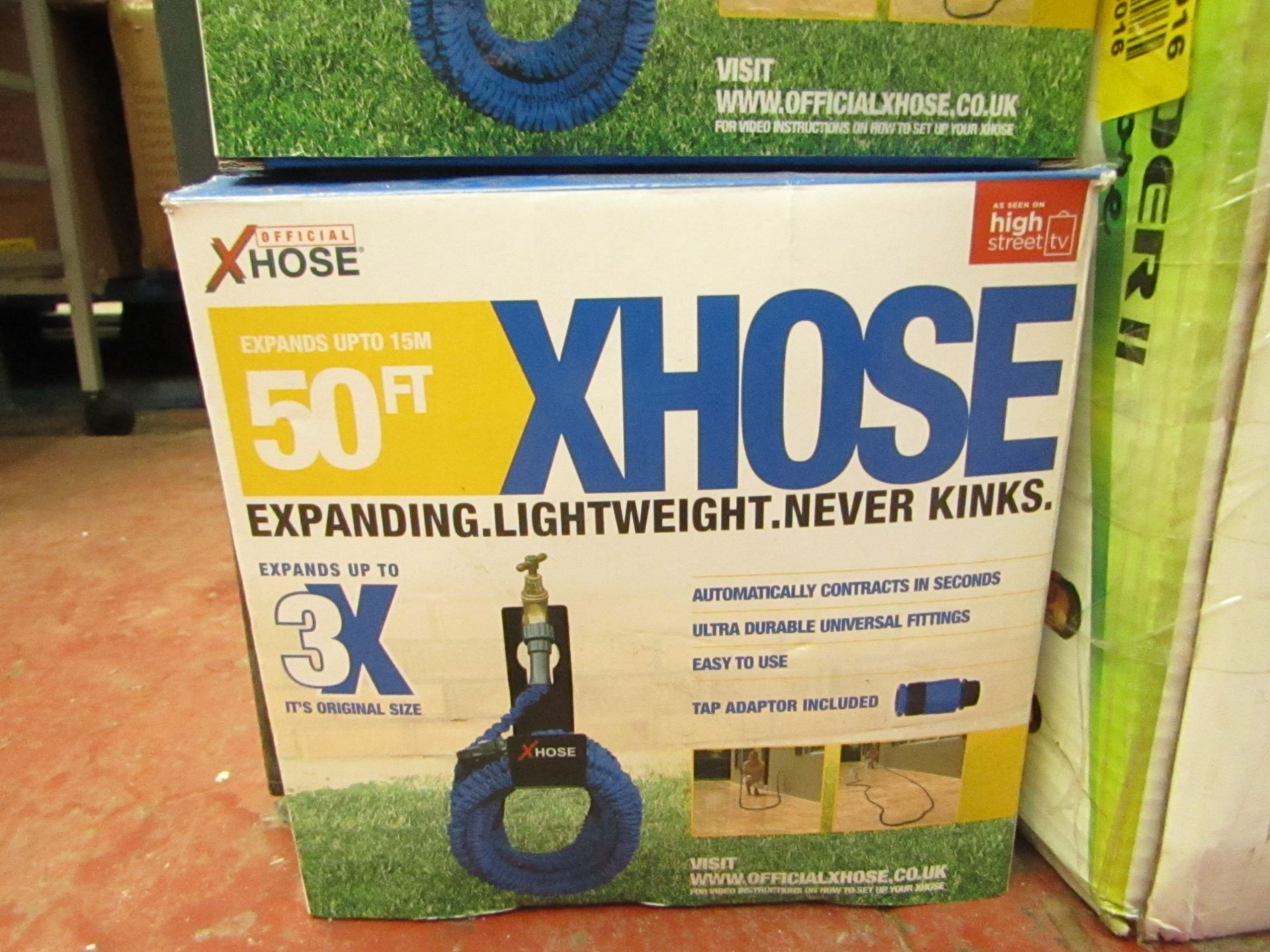 | 1x | XHOSE 50FT | UNCHECKED AND BOXED | NO ONLINE RE-SALE | SKU C5060191461078 | RRP £29:99 |