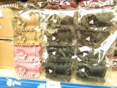 12x Hair-Clips - Various Colour - All Packaged.