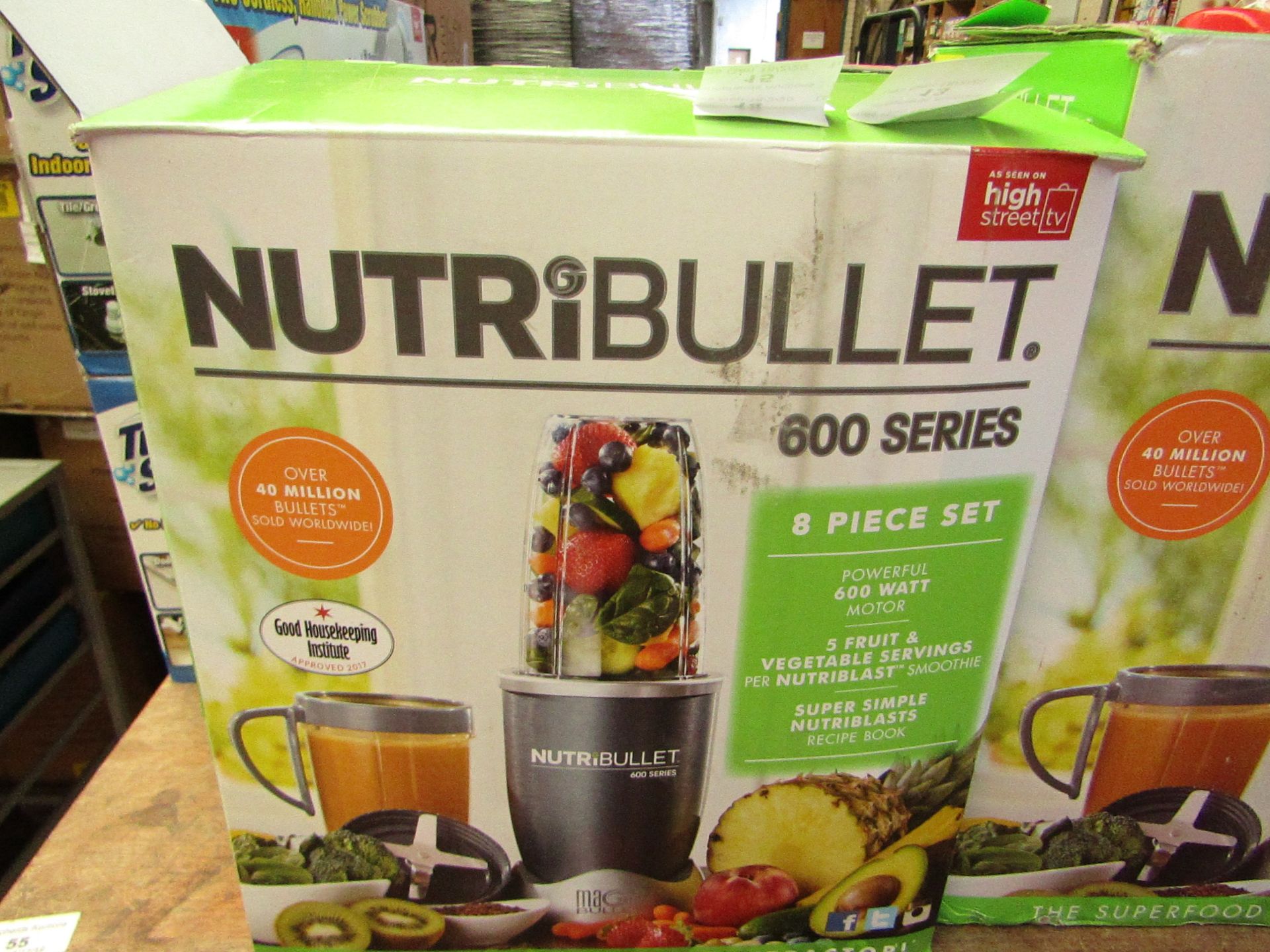 | 1X | NUTRIBULLET 600 SERIES | UNCHECKED AND BOXED | NO ONLINE RE-SALE | SKU C5060191467346 |