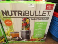 | 1X | NUTRIBULLET 600 SERIES | UNCHECKED AND BOXED | NO ONLINE RE-SALE | SKU C5060191467346 |