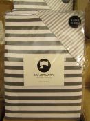 Sanctuary Harper Mono Superking Reversible Duvet Set,100 % Cotton RRP £79.99 New & Packaged