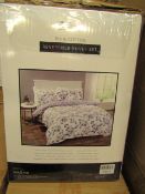 Sanctuary Elissia Purple Reversible Duvet Set Double 100 % CottonRRP £59.99 New & Packaged