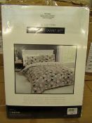 Sanctuary Bailey Multi Coloured Duvet Set Kingsize 100% Cotton New & Packaged