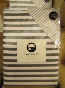 Sanctuary Harper Mono Superking Reversible Duvet Set,100 % Cotton RRP £79.99 New & Packaged